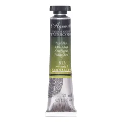 Sennelier French Artists' Watercolor - Olive Green, 21 ml, Tube