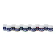 Spectra Sparkling Crystals Glitter - 3/4 oz, Set of 12 Jars, Assorted Colors