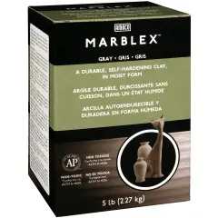 Amaco Marblex Self-Hardening Clay 5lb-Gray
