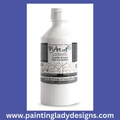 Crackle Finish bottle