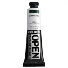 Golden Open Acrylics - Jenkins Green, 2 oz Tube