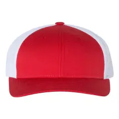 Richardson&reg; Low Pro Trucker Cap Red/ White