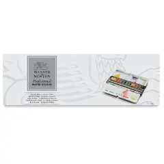 Winsor & Newton Professional Watercolor - Set of 12 Customizable Travel Tin, Assorted, Half Pans