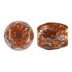 Baros Par Puca&reg; Czech glass bead, Frost Caramel Tweedy, 10 grams