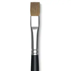 Da Vinci Maestro Kolinsky Brush - Flat, Short Handle, Size 8