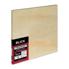 Blick Premier Wood Panel - 14" x 14", 7/8" Traditional Profile, Cradled