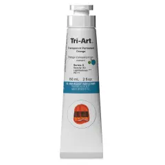 Tri-Art High Viscosity Artist Acrylic - Transparent Permanent Orange, 60 ml tube