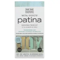 Metal Effects Patina Oxidizing Finish Kit, Green Patina