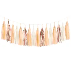 Tassel Garland Kit - Peach & Rose Gold