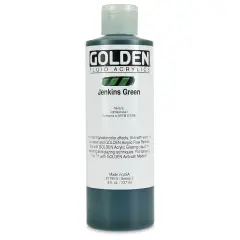 Golden Fluid Acrylics - Jenkins Green, 8 oz bottle