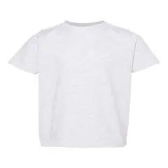 Rabbit Skins&reg; Crewneck Short Sleeve Toddler Fine Jersey Tee Ash