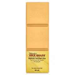 Enkaustikos Wax Snaps Encaustic Paints - Naples Yellow Hue, 40 ml cake