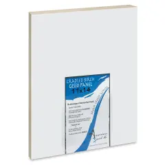 American Easel Gessoed Wood Painting Panel - 11" x 14", 7/8" Cradle