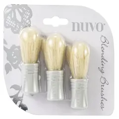 Nuvo Blending Brushes, Professional Art Blending Tool, 3 pack