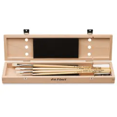 Da Vinci Acrylic Brushes Wood Box Set