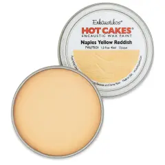 Enkaustikos Hot Cakes Encaustic Paint - Naples Yellow Reddish, 45 ml tin