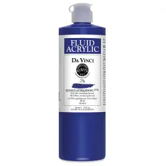 Da Vinci Fluid Acrylics - Rich Blue, 16 oz bottle
