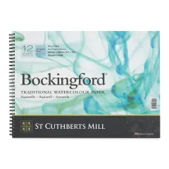 Bockingford Spiral Bound Watercolor Pad - 10" x 14", Cold Press