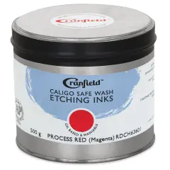 Cranfield Caligo Safe Wash Etching Ink - Napthol Red, 500 g Can