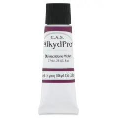 CAS AlkydPro Fast-Drying Alkyd Oil Color - Quinacridone Violet, 37 ml tube