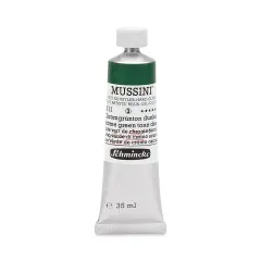 Schmincke Mussini Oil Color - Chrome Green Tone Deep, 35 ml tube