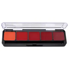 Graftobian Lip Palettes- 5 Well Red