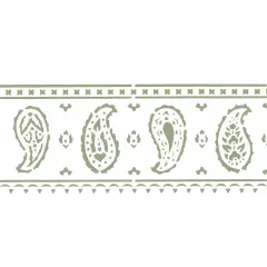 Large Paisley Wall Stencil | 3243 by Designer Stencils | Pattern Stencils | Reusable Stencils for Painting | Safe & Reusable Template for Wall Decor | Try This Stencil Instead of a Wallpaper | Easy to Use & Clean Art Stencil Pattern