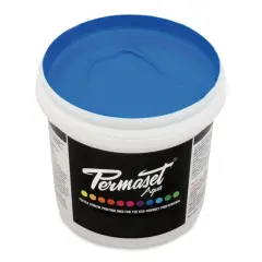 Permaset Aqua Fabric Ink - Glow Blue, Liter