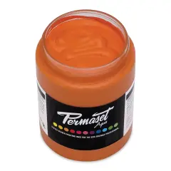 Permaset Aqua Fabric Ink - Supercover Orange Red, 300 ml