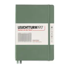 Leuchtturm1917 Squared Hardbound Notebook - Olive, 5-3/4" x 8-1/4"
