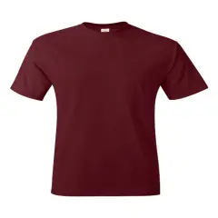 Hanes&reg; Authentic Crewneck Short Sleeve T-Shirt Maroon