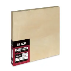 Blick Premier Wood Panel - 14" x 14", 1-1/2" Gallery Profile, Cradled