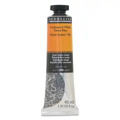 Sennelier Artists' Extra Fine Oil Paint - Indian Yellow Orange, 40 ml tube