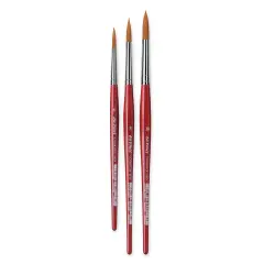 Da Vinci Cosmotop Spin Brushes - Large Rounds, Set of 3, Short Handle