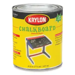 Krylon Chalkboard Paint - Brush On, Black, 32 oz can