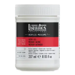 Liquitex Gel Medium - Satin, 8 oz bottle