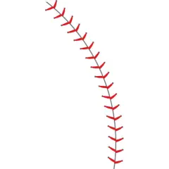 Baseball Stitches Wall Stencil | 3726 by Designer Stencils |