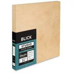 Blick Studio Artists' Wood Panels - Extra Deep Cradle Panel, 24" x 24", 2-1/2" Cradle