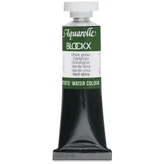Blockx Artists' Watercolor - Olive Green, 15 ml Tube