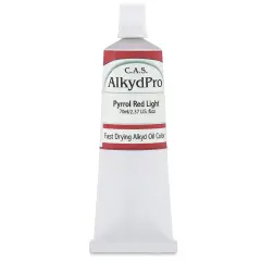 CAS AlkydPro Fast-Drying Alkyd Oil Color - Pyrrol Red Light, 70 ml tube
