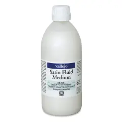 Vallejo Acrylic Fluid Medium - Satin, 500 ml