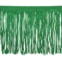 Belagio Chainette Fringe, 4" Wide, 10-Yard Bolt, Emerald Green