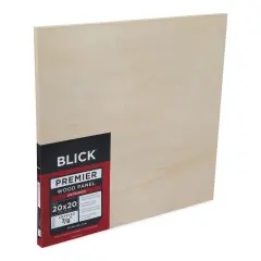 Blick Premier Wood Panel - 20" x 20", 7/8" Traditional Profile, Cradled