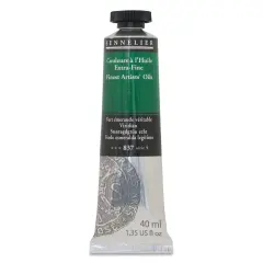 Sennelier Artists' Extra Fine Oil Paint - Viridian, 40 ml tube
