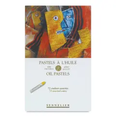 Sennelier Oil Pastel Set - Assorted Colors, Set of 72