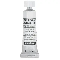 Schmincke Horadam Artist Gouache - Titanium White, 15 ml tube