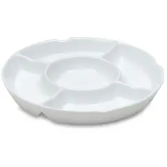 Richeson Round Palette - 1-1/4" x 7-1/4", With 5 Wells