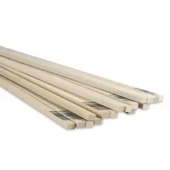 Midwest Products Basswood Strips - 16 Pieces, 1/4" x 3/8" x 24"