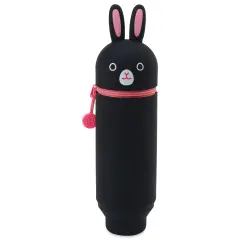 PuniLabo Stand Up Pen Case - Black Rabbit