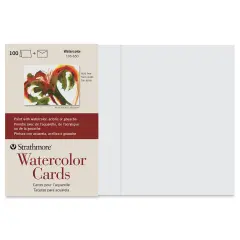Strathmore Watercolor Cards and Envelopes - Greeting, Box of 100